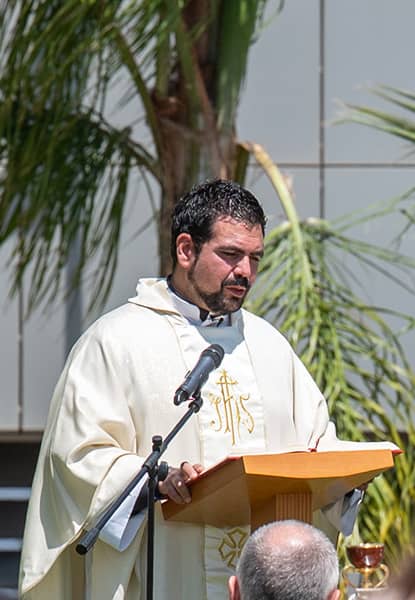 Messe en l'honneur des victimes des inondations